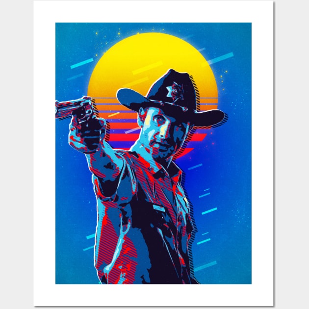 Rick Grimes Wall Art by Durro